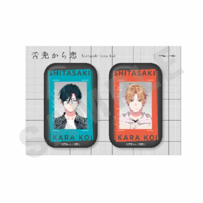 Love from the tip of the tongue can badge set C (舌先から恋 缶バッジセットC)