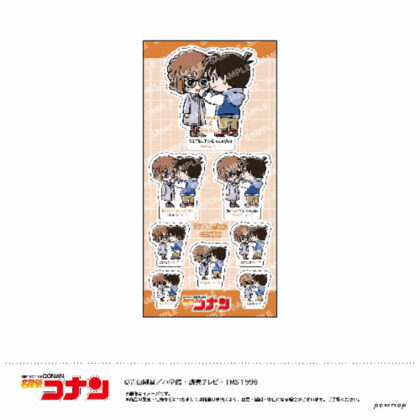 Detective Conan Sticker-Yurusta mini 2nd edition-F Conan & Haibara (名探偵コナン ステッカー-ゆるスタmini第2弾- F コナン&灰原)