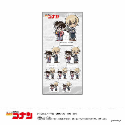 Detective Conan Sticker - Yurusta Mini Vol. 2 - H Conan & Amuro (名探偵コナン ステッカー-ゆるスタmini第2弾- H コナン&安室)