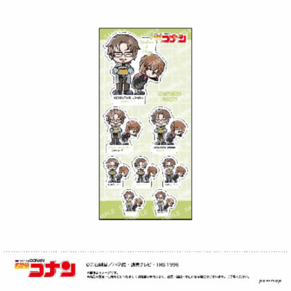 Detective Conan Sticker -Yurusta Mini Vol. 2- I Haibara & Okiya (名探偵コナン ステッカー-ゆるスタmini第2弾- I 灰原&沖矢)