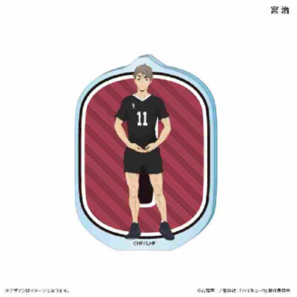 Haikyu!! Acrylic Block Initial Gymnastics Ver. Osamu Miya (ハイキュー!! アクリルブロック イニシャル体操Ver. 宮治)