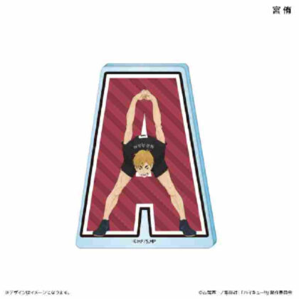 Haikyu!! Acrylic Block Initial Gymnastics Ver. Miya Yu (ハイキュー!! アクリルブロック イニシャル体操Ver. 宮侑)