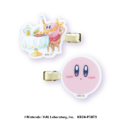 Kirby's Dream Land Kirby Happy Morning Acrylic Hair Clip ② Fun Breakfast (星のカービィ カービィ・ハッピーモーニング アクリルヘアクリップ②たのしいブレックファースト)