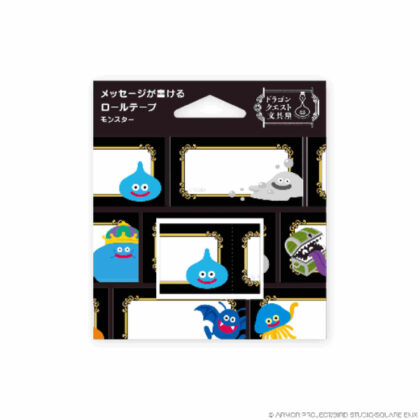 Dragon Quest Stationery Store Message Roll Tape Monster (ドラゴンクエスト文具屋 メッセージが書けるロールテープ モンスター)