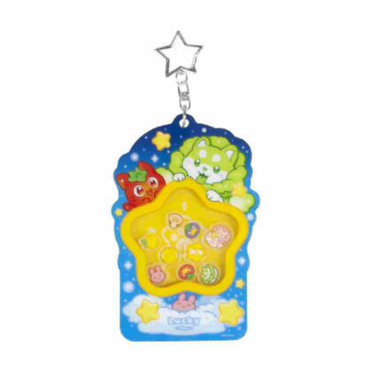 DODOWO Vegetable Fairy Series Shakashaka Keychain Lucky (Blue) (DODOWO おやさい妖精シリーズ シャカシャカキーチェーン ラッキー(ブルー))
