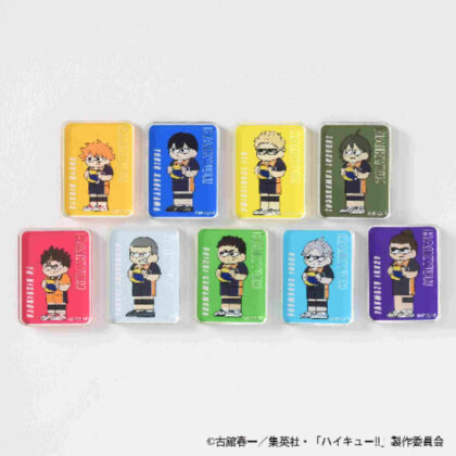 Haikyu!! Girori Trading Acrylic Block -Karasuno Ver.- (ハイキュー!! ジロリ トレーディングアクリルブロック -烏野Ver.-)