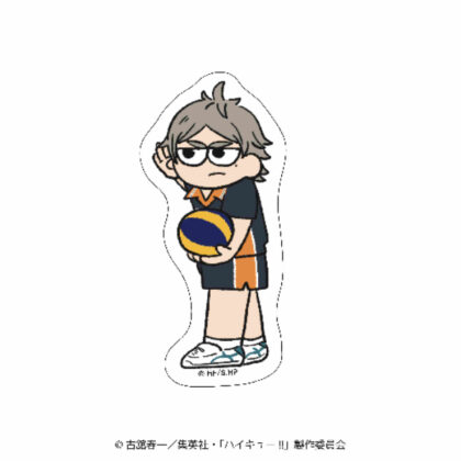 Haikyu!! Girori Die-cut Sticker Match Ver. Koushi Sugawara (ハイキュー!! ジロリ ダイカットステッカー 試合Ver. 菅原孝支)