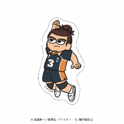 Haikyu!! Girori Die-cut Sticker Match Ver. Asahi Tomine (ハイキュー!! ジロリ ダイカットステッカー 試合Ver. 東峰旭)