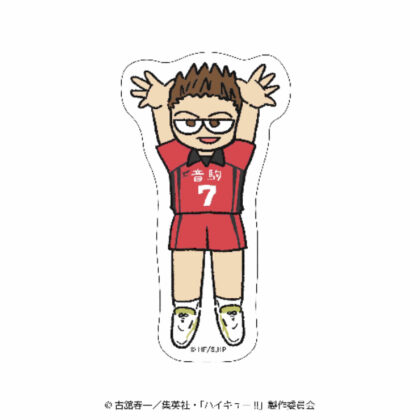 Haikyu!! Girori Die-cut Sticker Match Ver. Hashi Inuoka (ハイキュー!! ジロリ ダイカットステッカー 試合Ver. 犬岡走)