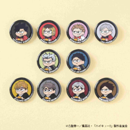 Haikyu!! Jirori Can Badge Harutaka (ハイキュー!! ジロリ 缶バッジ 春高)