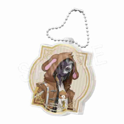 IdentityV Fifth Personality x Sanrio Characters Chugai Grace Cafe 2nd Acrylic Block Keychain Black Impermanence (IdentityV 第五人格×サンリオキャラクターズChugai Grace Cafe 第二弾 アクリルブロックキーホルダー 黒無常)