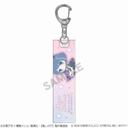 [Oshinoko] x Sanrio Characters Acrylic Stick Keychain Akane Kurokawa x Kuromi (【推しの子】×サンリオキャラクターズ アクリルスティックキーホルダー 黒川あかね×クロミ)