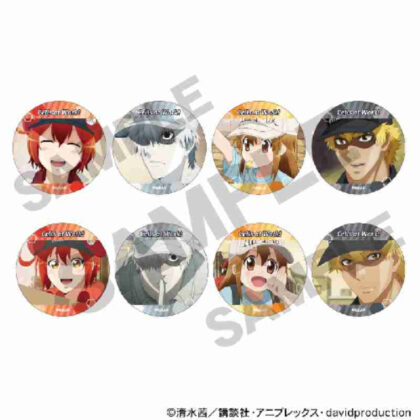 Cells at Work! trading can badge 125967 (はたらく細胞 トレーディング缶バッジ 125967)