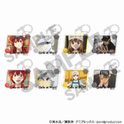 Cells at Work! Trading Acrylic Keychain (はたらく細胞 トレーディングアクリルキーホルダー)