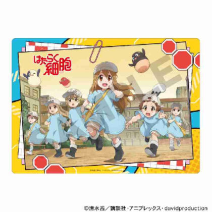 Cells at Work! Underlay Yellow (はたらく細胞 下敷き イエロー)