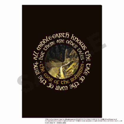 The Lord of the Rings/Battle of Rohan Single Clear File Black (ロード・オブ・ザ・リング/ローハンの戦い シングルクリアファイルブラック)
