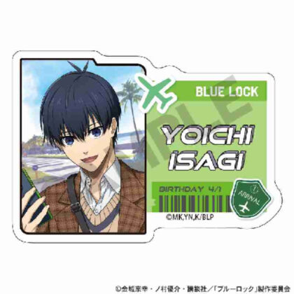 Blue Rock Acrylic Name Badge Kiyoshiichi Travel (ブルーロック アクリルネームバッジ 潔世一 旅行)