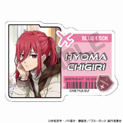 Blue Rock Acrylic Name Badge Shredded Leopard Horse Travel (ブルーロック アクリルネームバッジ 千切豹馬 旅行)