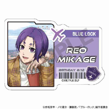 Blue Rock Acrylic Name Badge Reio Mikage Travel (ブルーロック アクリルネームバッジ 御影玲王 旅行)