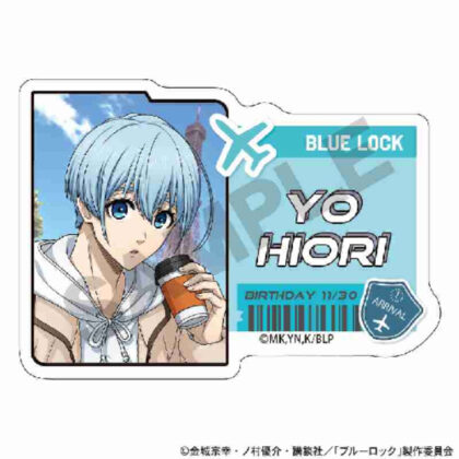 Blue Rock Acrylic Name Badge Hyouori Sheep Travel (ブルーロック アクリルネームバッジ 氷織羊 旅行)