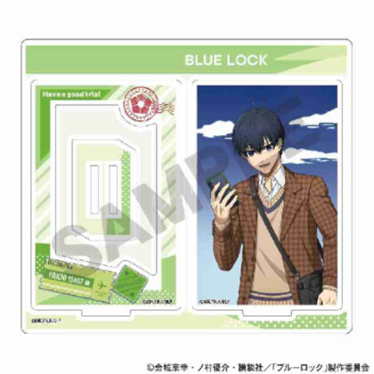 Blue Rock Frame Acrylic Stand Kiyoshiichi Travel (ブルーロック フレームアクリルスタンド 潔世一 旅行)