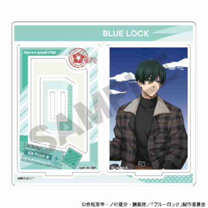 Blue Rock Frame Acrylic Stand Rin Itoshi Travel (ブルーロック フレームアクリルスタンド 糸師凛 旅行)