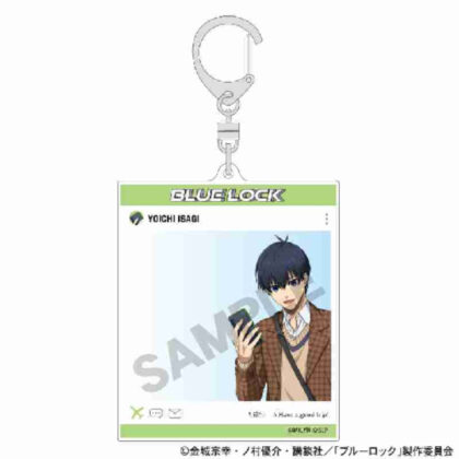 Blue Rock SNS Style Acrylic Keychain Kiyoshiichi Travel (ブルーロック SNS風アクリルキーホルダー 潔世一 旅行)