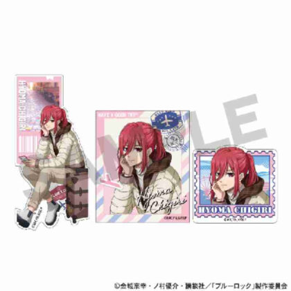 Blue Rock Sticker Set Shredded Leopard Horse Travel (ブルーロック ステッカーセット 千切豹馬 旅行)