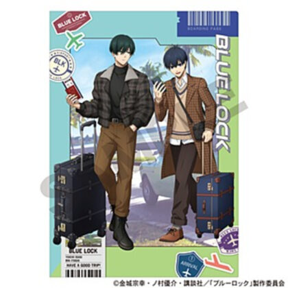 Blue Rock Single Clear File Kiyoichi & Rin Itoshi Travel (ブルーロック シングルクリアファイル 潔世一&糸師凛 旅行)