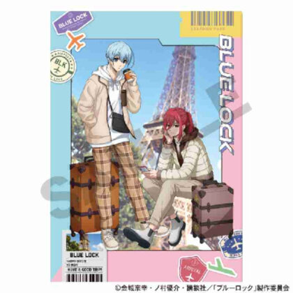 Blue Rock Single Clear File Shredded Leopard Horse & Ice Woven Sheep Travel (ブルーロック シングルクリアファイル 千切豹馬&氷織羊 旅行)