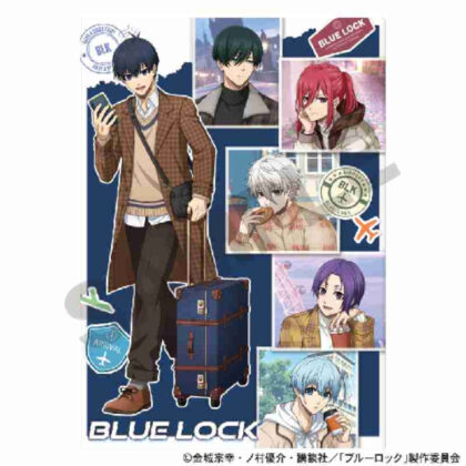 Blue Rock Single Clear File Collection Travel (ブルーロック シングルクリアファイル 集合 旅行)