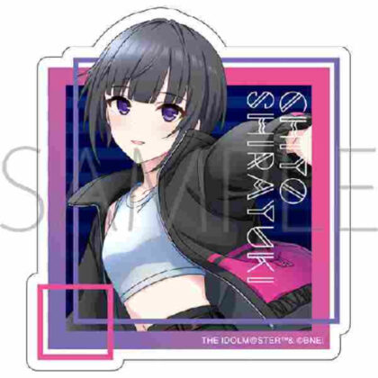 THE IDOLM@STER CINDERELLA GIRLS Die-cut sticker Chiya Shirayuki (アイドルマスター シンデレラガールズ ダイカットステッカー 白雪千夜)