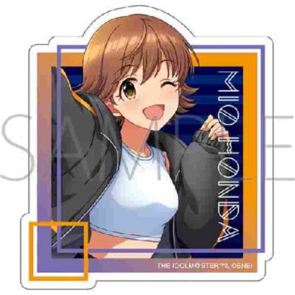 THE iDOLM@STER CINDERELLA GIRLS die-cut sticker Mio Honda (アイドルマスター シンデレラガールズ ダイカットステッカー 本田未央)