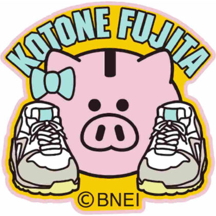 Gakuen Idolmaster Embroidery Patch Seal Kotone Fujita (学園アイドルマスター 刺繍ワッペンシール 藤田ことね)