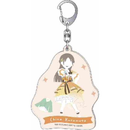 Gakuen Idolmaster Acrylic Key Chain Yuru Palette China Kuramoto (学園アイドルマスター アクリルキーホルダー ゆるパレット 倉本千奈)