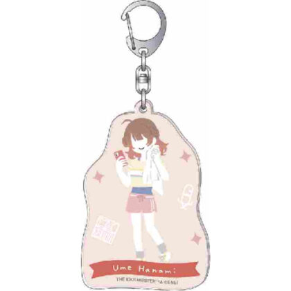 Gakuen Idolmaster Acrylic Key Chain Yuru Palette Yume Hanami (学園アイドルマスター アクリルキーホルダー ゆるパレット 花海佑芽)