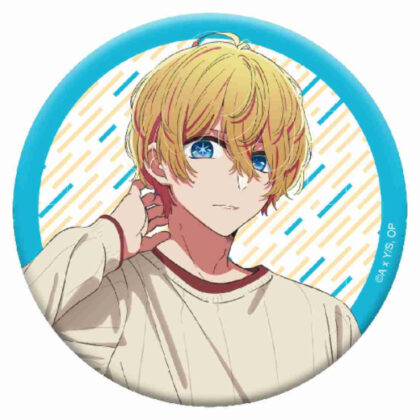 [Oshinoko] Glitter can badge Aqua (【推しの子】 グリッター缶バッジ アクア)
