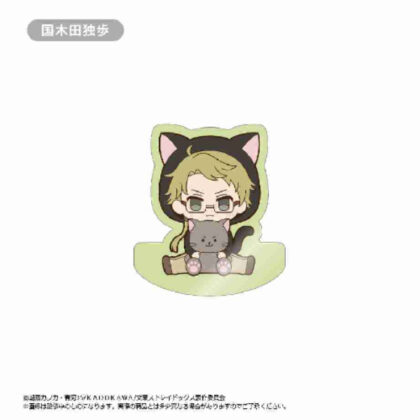 Bungo Stray Dogs Dakigurumi Acrylic Figure Memo Stand Doppo Kunikida (文豪ストレイドッグス だきぐるみアクリルフィギュアメモスタンド 国木田独歩)