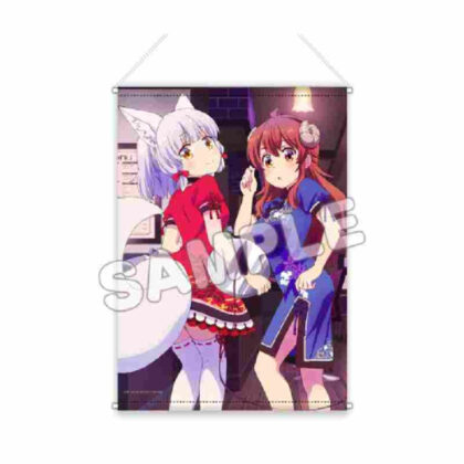 Machikado Mazoku 2-chome B2 Tapestry Shadow Mistress Yuko & Rico (まちカドまぞく 2丁目 B2タペストリー シャドウミストレス優子&リコ)