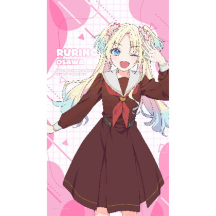 Love Live! Hasunosora Girls' Academy School Idol Club Multi-Tapestry Noren Rurino Osawa Winter Clothes (ラブライブ!蓮ノ空女学院スクールアイドルクラブ マルチタペストリーのれん 大沢瑠璃乃 冬服)