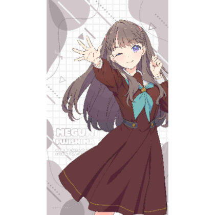 Love Live! Hasunosora Girls' Academy School Idol Club Multi Tapestry Noren Fujishima Megumi Winter Clothes (ラブライブ!蓮ノ空女学院スクールアイドルクラブ マルチタペストリーのれん 藤島慈 冬服)