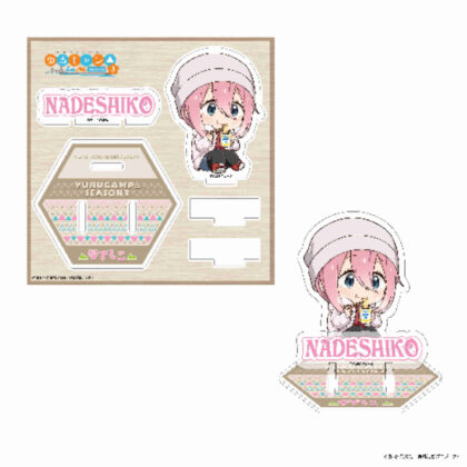Yuru Camp△ SEASON3 Cup Noodle Series Acrylic stand that holds the lid Nadeshiko (ゆるキャン△ SEASON3 カップ麺シリーズ フタ押さえになるアクリルスタンド なでしこ)