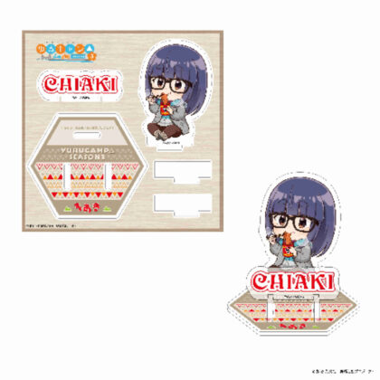 Yurucamp△ SEASON3 Cup Noodle Series Acrylic stand that holds the lid Chiaki (ゆるキャン△ SEASON3 カップ麺シリーズ フタ押さえになるアクリルスタンド 千明)