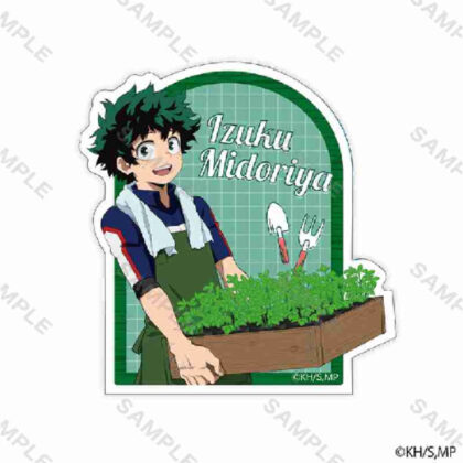 My Hero Academia Sticker Gardener Izuku Midoriya (僕のヒーローアカデミア ステッカー 園芸員 緑谷出久)