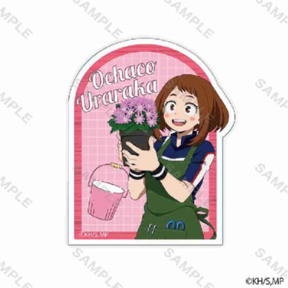 My Hero Academia Sticker Gardener Uraraka Ochako (僕のヒーローアカデミア ステッカー 園芸員 麗日お茶子)