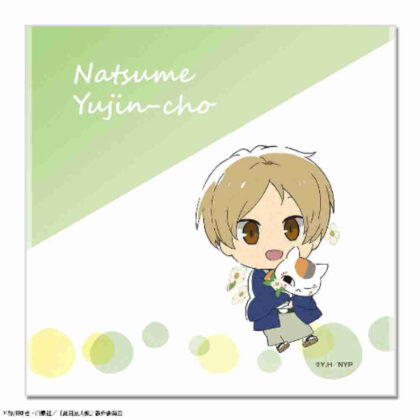 Natsume's Book of Friends Big Hand Towel Ver.2 Design 01 Takashi Natsume & Nyanko Sensei (夏目友人帳 おっきめハンドタオル Ver.2 デザイン01 夏目貴志&ニャンコ先生)
