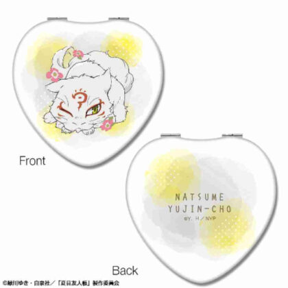 Natsume's Book of Friends Heart-shaped compact mirror Ver.2 Design 03 spots (夏目友人帳 ハート型コンパクトミラー Ver.2 デザイン03斑)