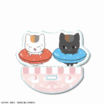 Natsume's Book of Friends Yuratto Acrylic Figure Ver.2 Design 05 Nyanko Sensei & Black Nyanko (夏目友人帳 ゆらっとアクリルフィギュア Ver.2 デザイン05 ニャンコ先生&黒ニャンコ)