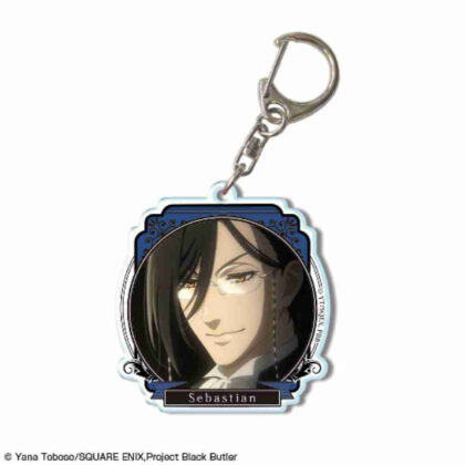 Black Butler -Boarding School Edition- Acrylic Keychain Design 01 Sebastian Michaelis A (黒執事 -寄宿学校編- アクリルキーホルダー デザイン01セバスチャン・ミカエリス A)