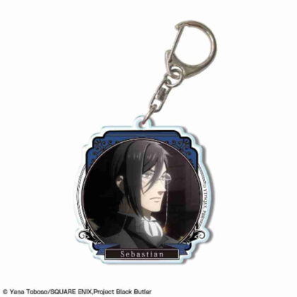 Black Butler -Boarding School Edition- Acrylic Key Chain Design 03 Sebastian Michaelis C (黒執事 -寄宿学校編- アクリルキーホルダー デザイン03セバスチャン・ミカエリス C)